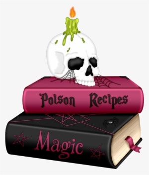 Free Magic Book Png - Skull
