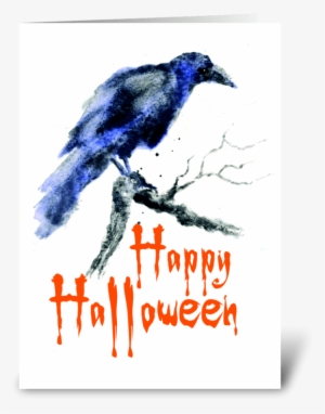 Raven Of Halloween Greeting Card - Happy Halloween Mugs