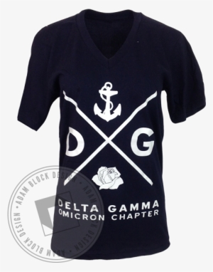 Delta Gamma Symbols Vneck - Blusa Relíquias Da Morte