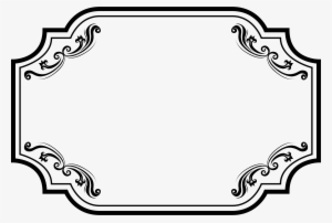 Results For Simple Vintage Frame Vector Free Download - Black Frame Png Vector