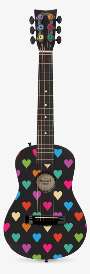 First Act Black With Hearts 30" Acoustic Guitar