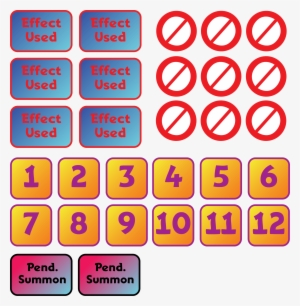 Yugioh/card Game Visual Aids - Circle