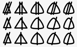 Here The New Set Of Delta Variations - Triangle