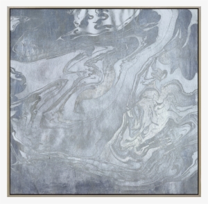 'marble I', 2017 High-gloss Finish On Canvas In Floater - Carlyle Fine Art 'marble' Framed Graphic Art Print