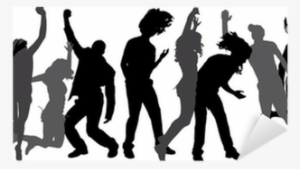 Vector Silhouettes Of Dancing People - Silhouette