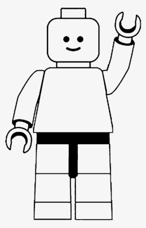 Lego Face Clip Art - Lego Man Clipart Black And White