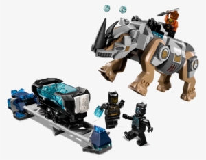 Lego 76099 Marvel Super Heros Rhino Face-off By The - Lego Black Panther Rhino