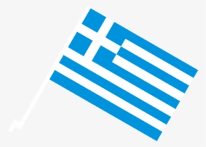 Greece - Car Flag - Watermelon Juice With Sea