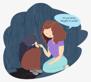 Teen Girl Crying And Upset, Mum Asking Her If She Has - Robin Klein