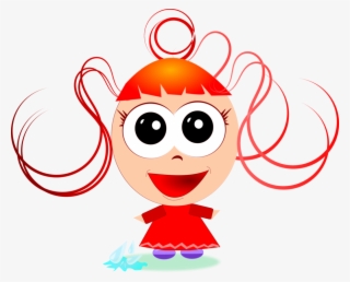Drawing Download Child Cartoon Computer Icons - Desenho Menina Com Olhos Grandes Png