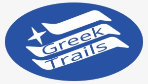 Logo And Utilizing The Greek Flag And The Greek Trails - Emblem