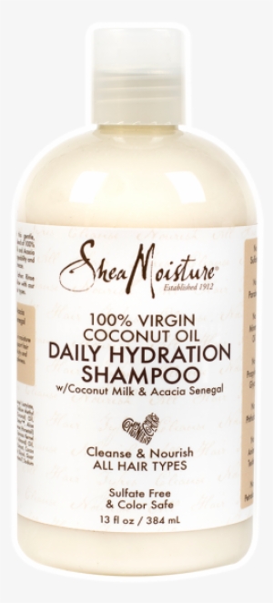100% Virgin Coconut Oil Daily Hydration Shampoo 13oz - Shea Moisture Daily Hydration Shampoo