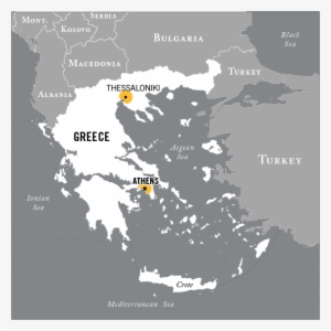 Map Of Greek Domestic Terrorism Operational Area