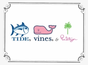 Mypost Tide Lilly Preppy Myartwork Vineyard Vines Prep - Skipjack Beach Towel In White By Southern Tide