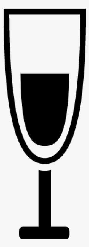 Half Wine Glass Vector - Wine