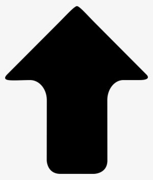 Arrow Pointing Upwards - Silhouette