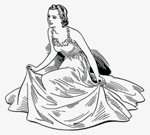 Children's Clothes For Women Clipart Vector - Ladies' Book Of Etiquette: And Manual