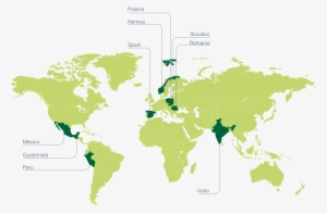 Locations - Plain World Map
