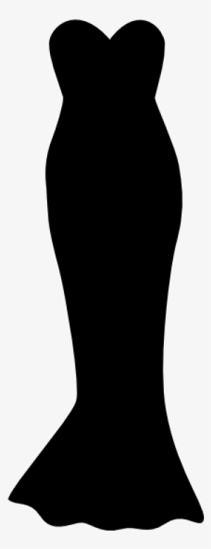 White Dress Clipart Clipart Transparent - Black Dress Clip Art Png
