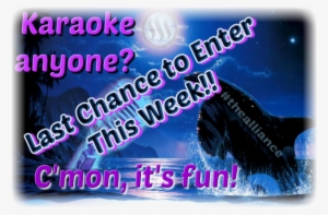 #thealliance Karaokecontest Last Chance - Killer Whale Art