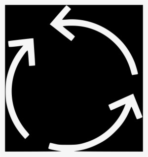 Cycle Arrow - - Cycle Icon Arrows Png White
