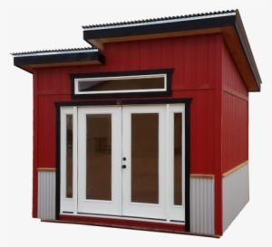 Backyard Modern Shed With Modern Twist - Shed