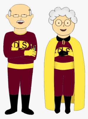 Deciding What Kind Of Super Hero Clothes The Grandparents - Cartoon