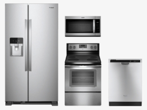 Whirlpool® 4 Piece Kitchen Package Stainless Steel