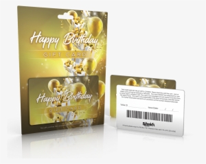 3d Happy Birthday Gift Card And Carrier - Gift Card