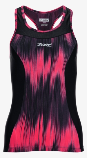 W Performance Tri Racerback - Zoot Performance Tri Racerback Roze/zwart Dames