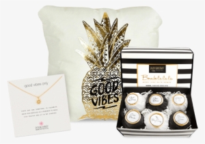 Good Vibes Only - Bath Bombs Gift Set - Luxury Bath Fizzies - Lush Size