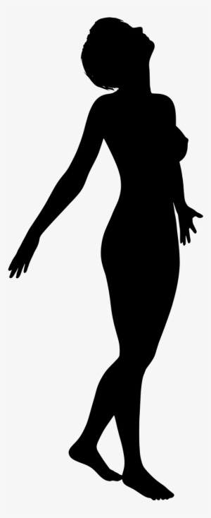 "the Nude" Female Body Image In Nyc Art - Woman Looking Up Clipart