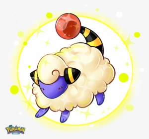 #179 Mareep Used Charge In The Game Art Hq Pokemon - Mareep
