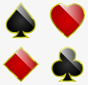 Suits Cards Playing - Card Suits Png Transparent