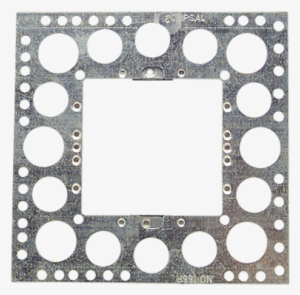 155p2 Metal Mounting Bracket, 2 Gang, Plaster Mount - Gimp Spherize