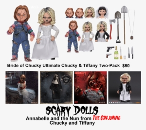 Dolls I Hate Creepy, Scary Dolls Brother Dearest Used - Neca Bride Of Chucky
