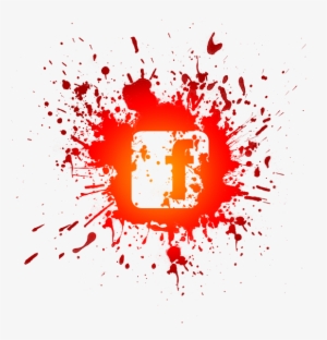 Bloody Facebook Logo - Letter E Icon Png
