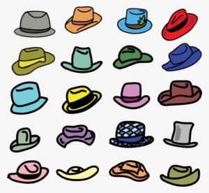 Cowboy Hat Party Hat Top Hat Baseball Cap - Hat Day Clip Art