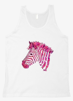 Pink Zebra Tank Top - Active Tank