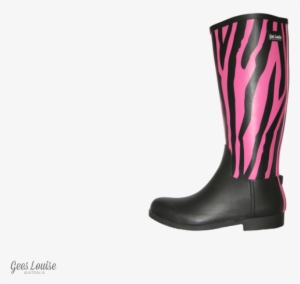 Gees Louise Electric Pink Zebra - Riding Boot