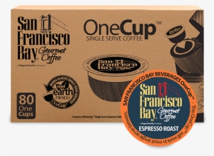 Espresso Roast Coffee, 80 Ct - Donut Shop Blend Coffee, 80 Ct. Onecup