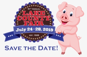 2019 Fair Logo Savethedate Web - Lake County Fair Logo
