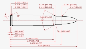 375 Ruger Cartridge Saami Schematic - 375 Ruger Specs
