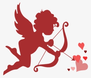 Cupid Bow Arrow Hearts - Valentines Day Gifts Cupid Wall Calendar