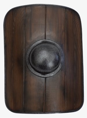 Wooden Gladiator Larp Shi - Gladiatorenschild In Holzoptik