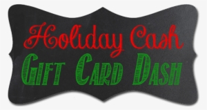 Holiday Cash Gift Card Dash - Holiday