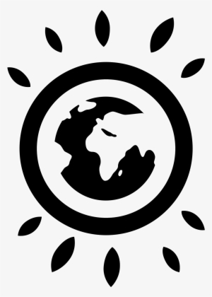 It's A Globe With Some Stylings Around It - Ecosia Png