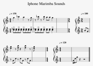 Iphone Marimba Sounds Sheet Music For Percussion Musescore - Modern Noten Weihnachtslieder Klavier