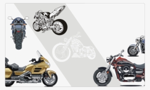 Motorcycles Clipart - Honda Goldwing 2010