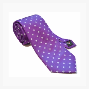 Royal Purple Foulard Tie - Necktie